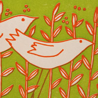 two birds card